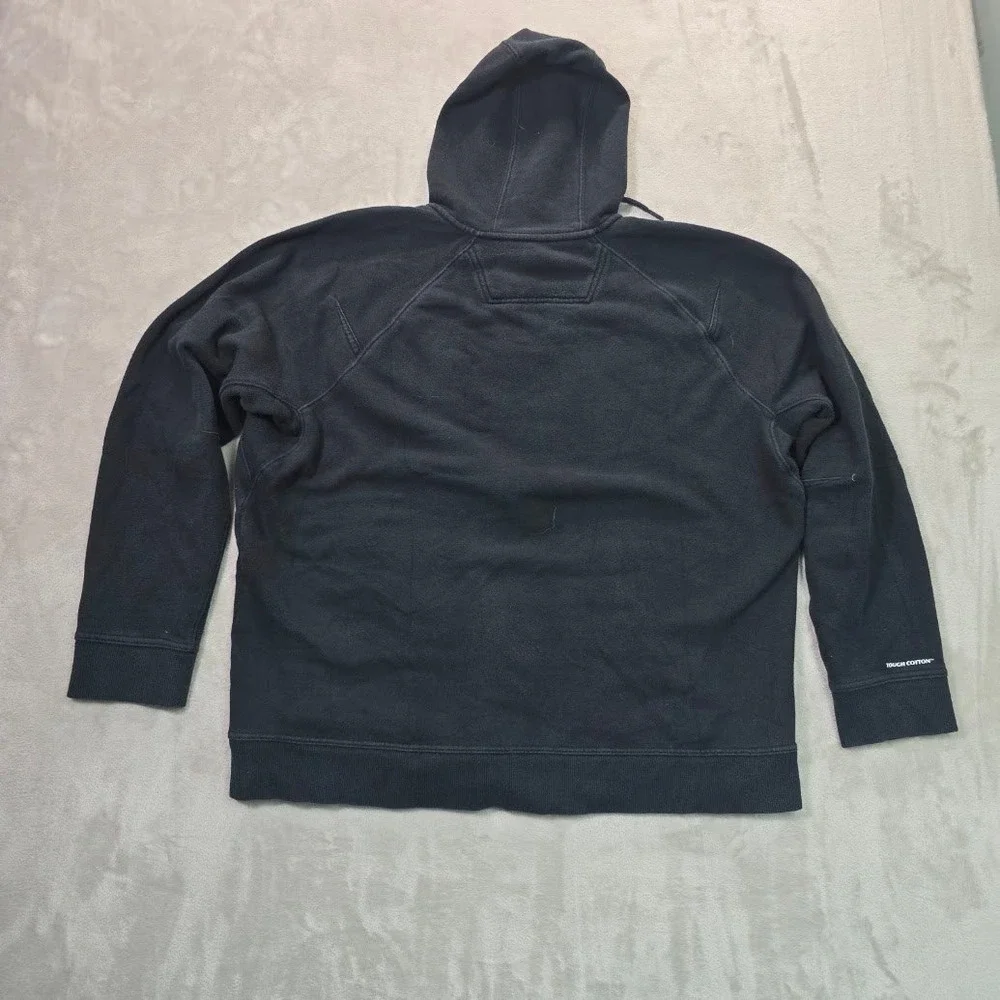 Nike Tech Fleece Full Zip Hoodie Mens XL Black Raglan Sleeve Sweatshirt